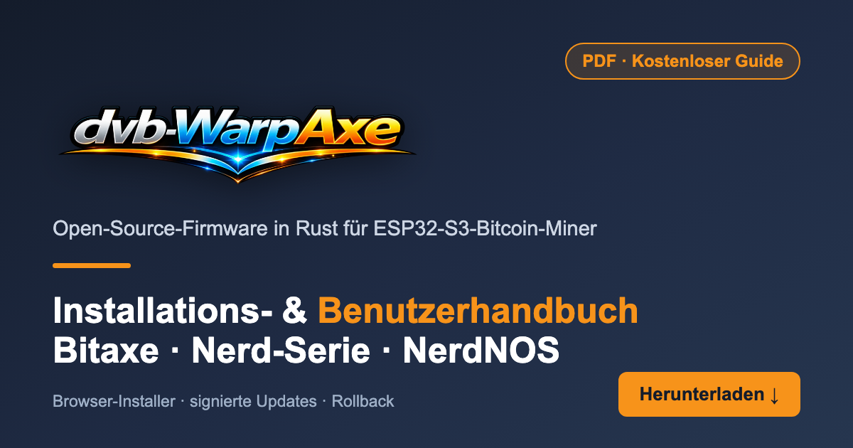 dvb-WarpAxe Installations- & Benutzerhandbuch