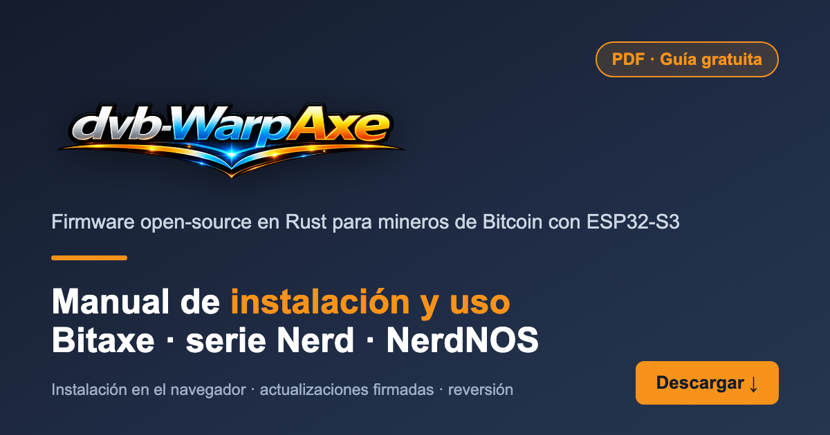 dvb-WarpAxe — Manual de instalación y uso
